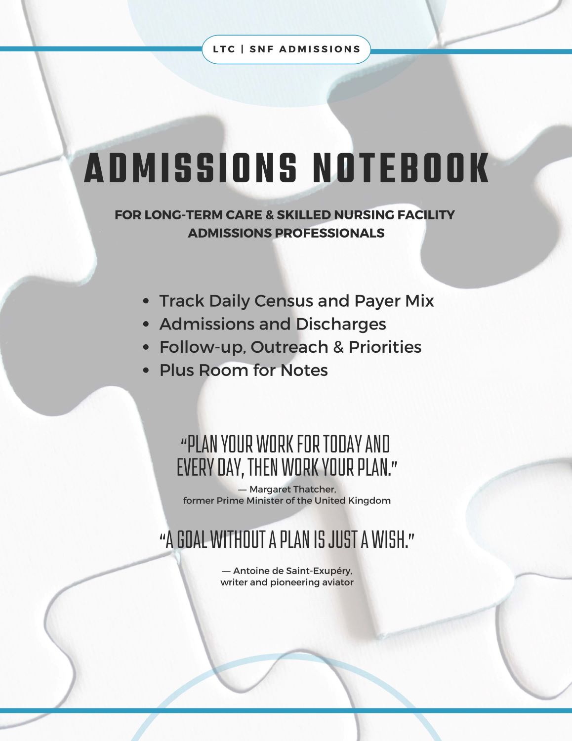Admissions Notebook